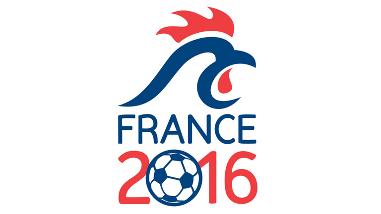 Das Logo der Fußball EM 2016 in Frankreich